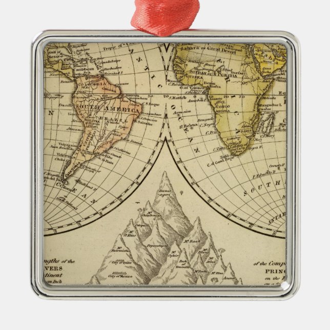 Ornamento De Metal O Mundo (Frente)