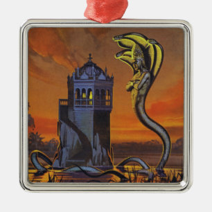 Ornamento De Metal O Naga-Rei (litho da cor)
