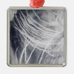 Ornamento De Metal O navio segue o Oceano Pacífico do norte