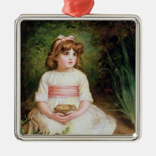 Ornamento De Metal O ninho (Frente)