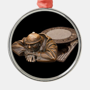 Ornamento De Metal O observador