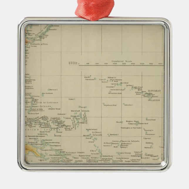 Ornamento De Metal O Pacífico nenhum 1 (Frente)