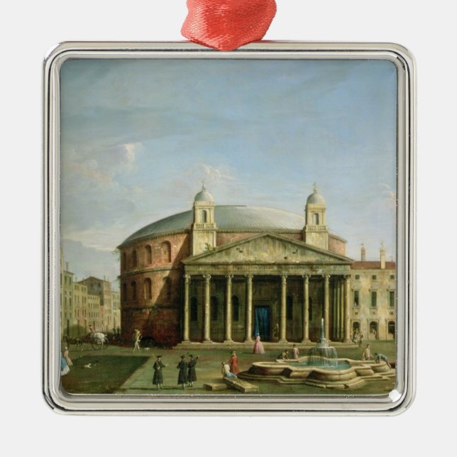 Ornamento De Metal O panteão em Roma (Frente)