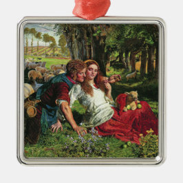 Ornamento De Metal O Pastor e seu Namorada (de Holman Hunt)