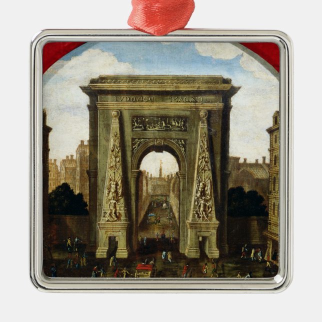 Ornamento De Metal O Porte Santo-Denis (Frente)