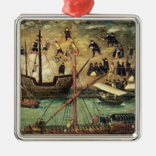 Ornamento De Metal O porto de Sevilha, c.1590