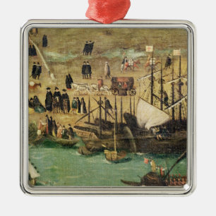 Ornamento De Metal O porto de Sevilha, c.1590