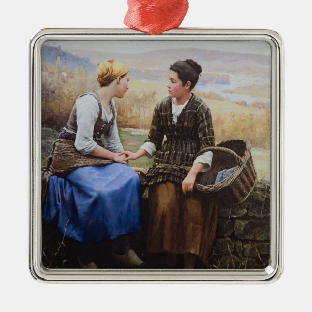 Ornamento De Metal O primeiro luto (simpatia em luto) (Frente)