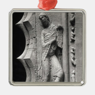 Ornamento De Metal O profeta Isaiah que unrolling um phylactery