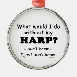 Ornamento De Metal O Que Eu Faria, Harp