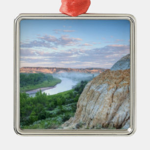 Ornamento De Metal O Rio Little Missouri no Little