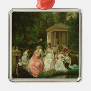 Ornamento De Metal O rosa de Malmaison, c.1867