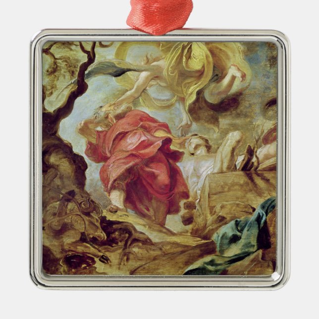 Ornamento De Metal O sacrifício de Isaac (Frente)