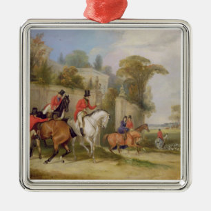 Ornamento De Metal O Salão do solteiro, a reunião, 1835 (óleo em