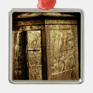 Ornamento De Metal O santuário dourado do reino novo de Tutankhamun