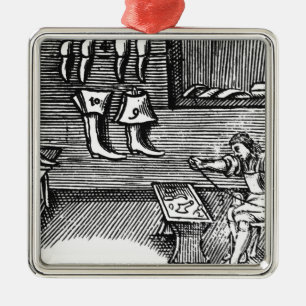 Ornamento De Metal O sapateiro