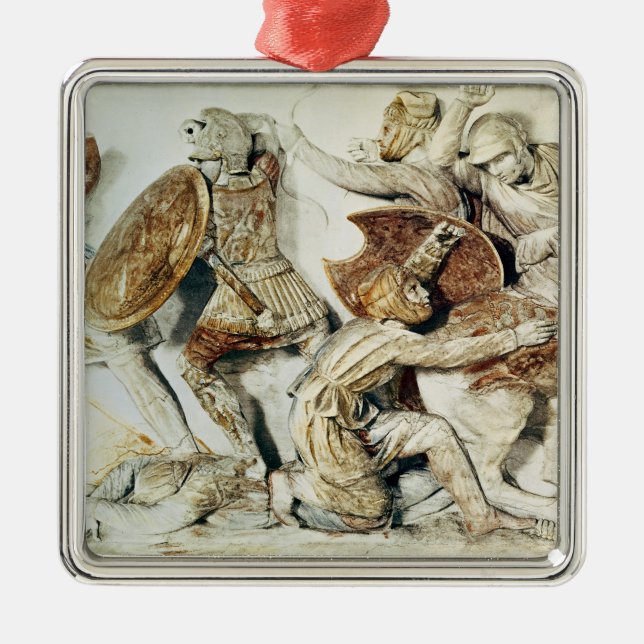 Ornamento De Metal O sarcófago de Alexander (Frente)