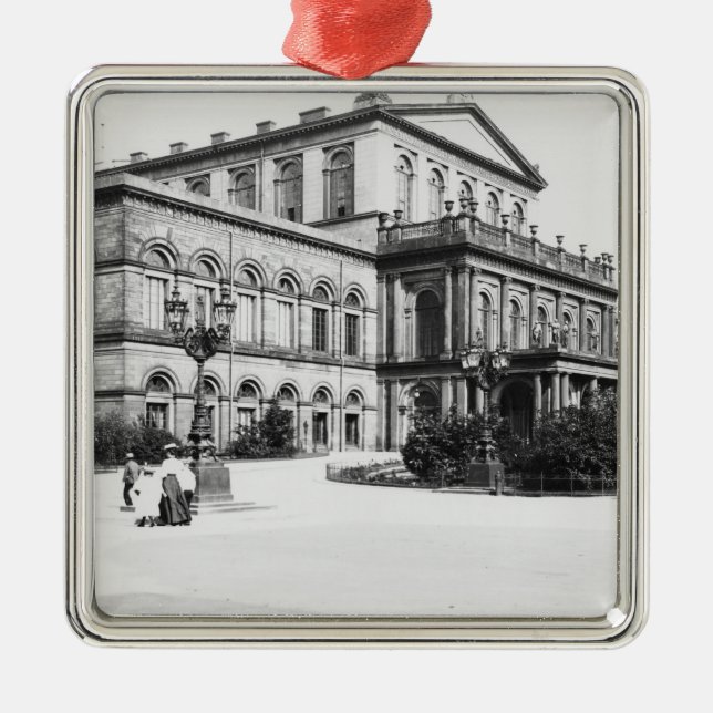 Ornamento De Metal O teatro em Hannover, c.1910 (Frente)