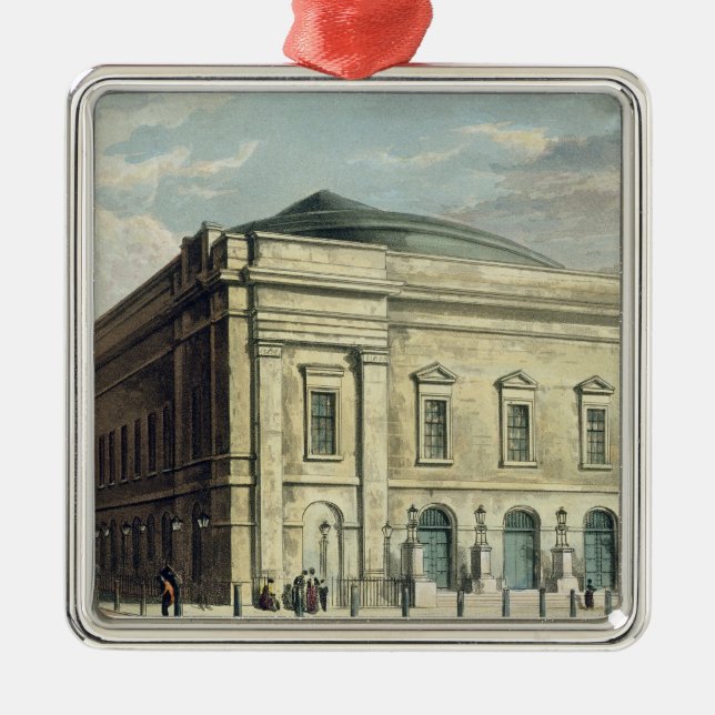 Ornamento De Metal O teatro real, pista de Drury, em Londres, (Frente)