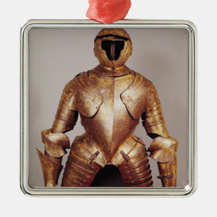 Ornamento De Metal O terno de armadura pertence a Charles de Lorena