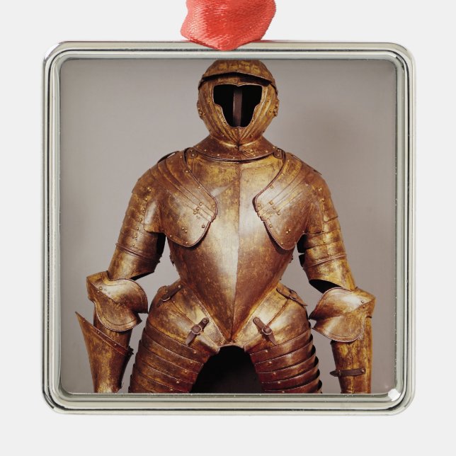 Ornamento De Metal O terno de armadura pertence a Charles de Lorena (Frente)