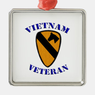 Ornamento De Metal ø Veterano de Cav Vietnam