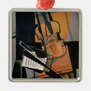 Ornamento De Metal O Violino, 1916