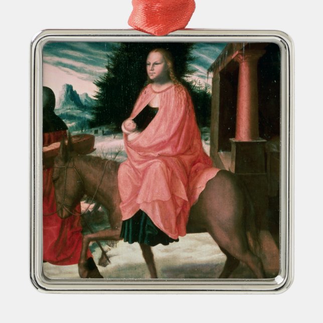 Ornamento De Metal O vôo em Egipto 2 (Frente)