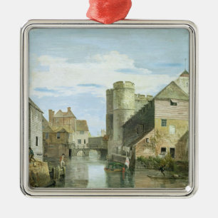 Ornamento De Metal O Westgate, Canterbury (bodycolour no papel)