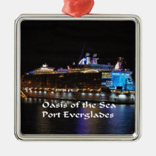 Ornamento De Metal Oásis das caraíbas reais dos mares