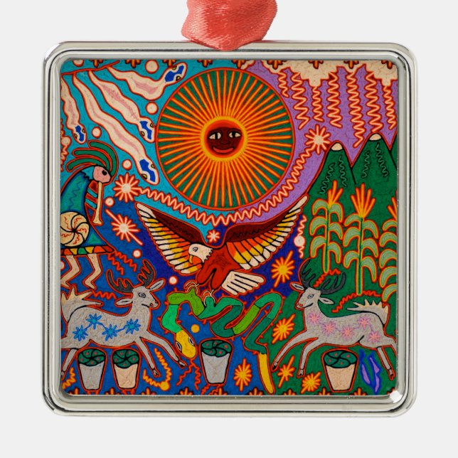 Ornamento De Metal Oaxaca México, México, México, Maia Tribal Art Boh (Frente)