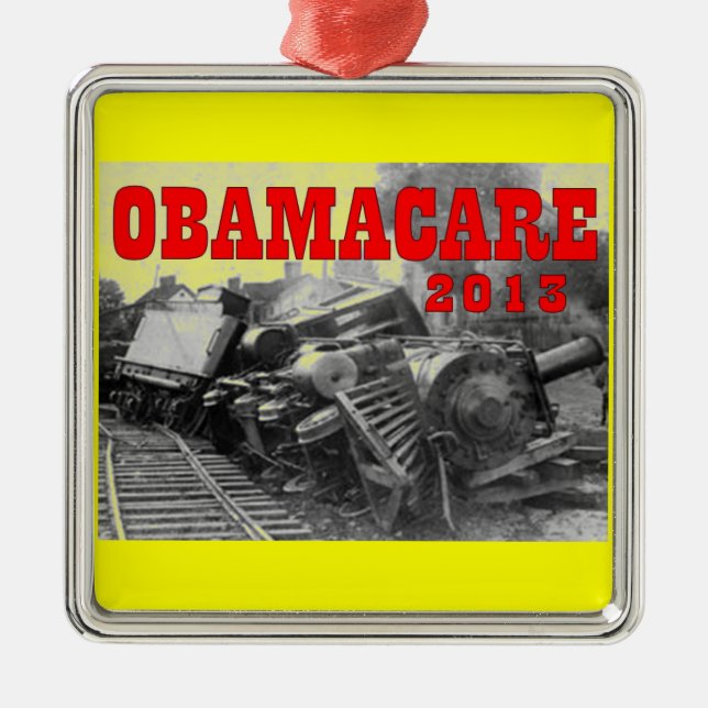 ORNAMENTO DE METAL OBAMACARE (Frente)