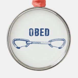 Ornamento De Metal Obed Escalada Quickdraw