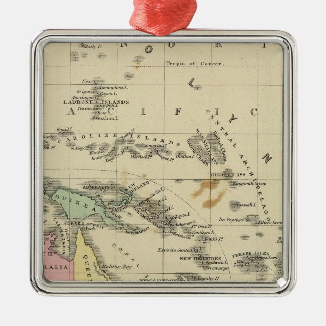 Ornamento De Metal Oceania (Frente)