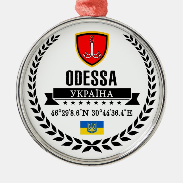 Ornamento De Metal Odessa (Frente)