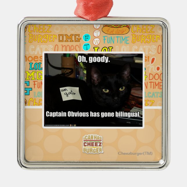 Ornamento De Metal Oh, goody. (Frente)