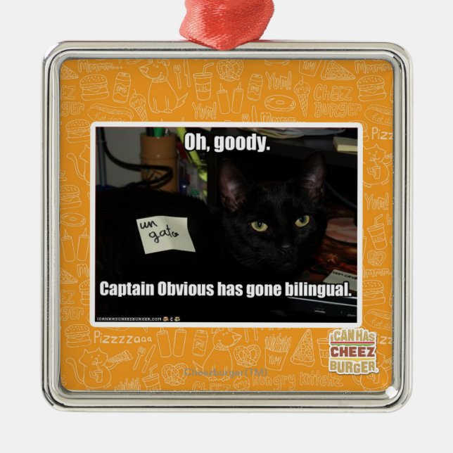 Ornamento De Metal Oh, goody. (Frente)