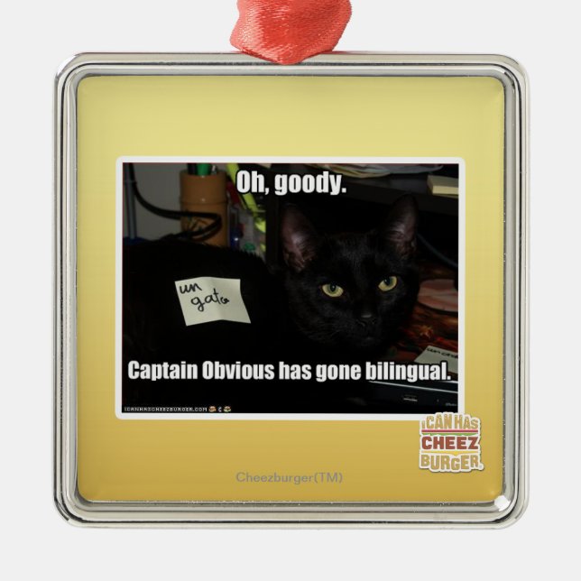 Ornamento De Metal Oh, goody. (Frente)