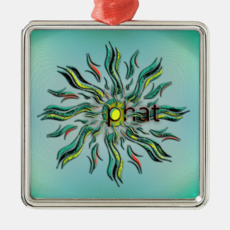 Ornamento De Metal Oh, meu Deus!