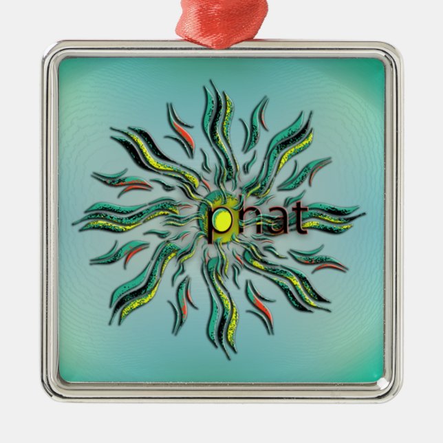 Ornamento De Metal Oh, meu Deus! (Frente)