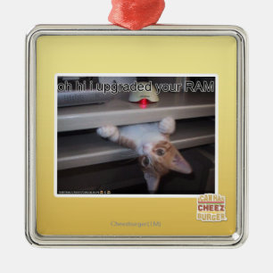 Ornamento De Metal oh olá! eu promovi seu RAM
