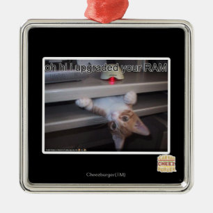 Ornamento De Metal oh olá! eu promovi seu RAM