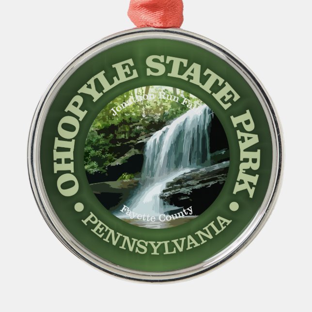 Ornamento De Metal Ohiopyle SP (Frente)