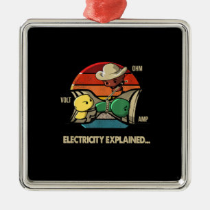 Ornamento De Metal Ohm Volt Amp Electricity Explained  Electrician