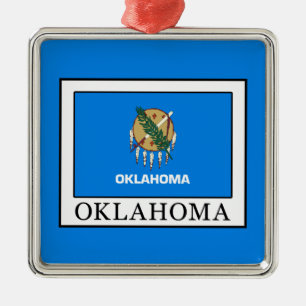 Ornamento De Metal Oklahoma