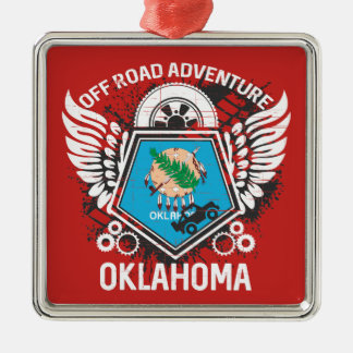 Ornamento De Metal Oklahoma Off Road Adventure 4x4 Trails Mudim