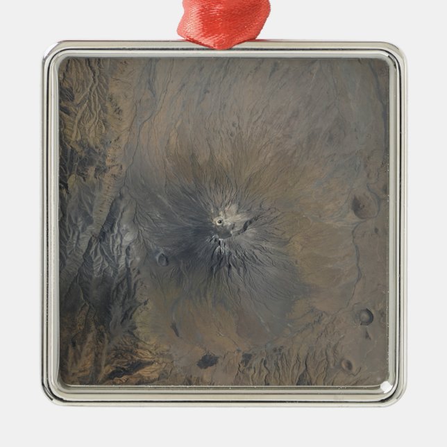 Ornamento De Metal Ol Doinyo Langai na Tanzânia (Frente)