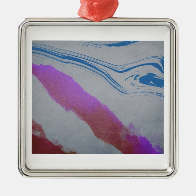 Ornamento De Metal Olho Azul (Frente)