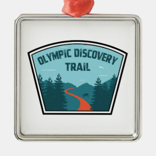 Ornamento De Metal Olimpiadas Discovery Trail Washington