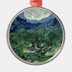 Ornamento De Metal Oliveiras por Van Gogh